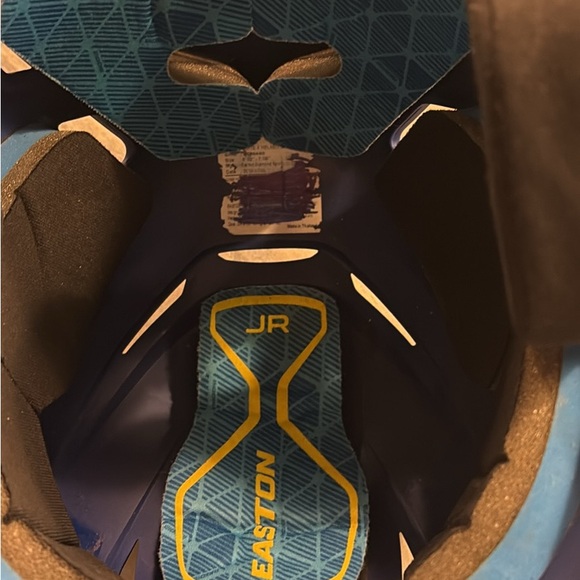 Youth Easton Elite X Blue Batting Helmet - Picture 3 of 4